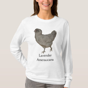 Camiseta Galinha de Raça Rara Lavender Ameraucana