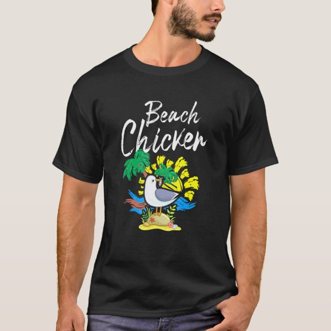 Camiseta Galinha de Seagull Beach 1 (Frente)