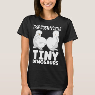 Camiseta Galinha de Seda Chinesa Silkie