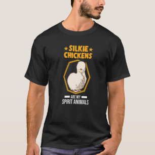 Camiseta Galinha de Seda São Meus Animais Espírito Galinha