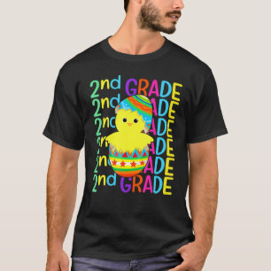 Camiseta Galinha De Segundo Grau Engraçada A Páscoa De Ovo 