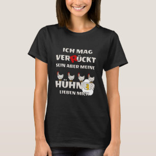 Camiseta galinha dizendo moda para agricultores agricultore