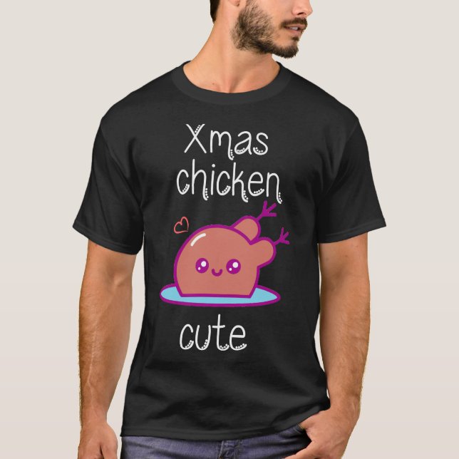 Camiseta Galinha doce do Natal (Frente)