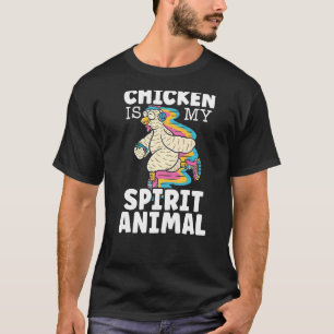 Camiseta Galinha É O Meu Espírito De Criação De Aves De Cap