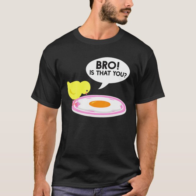 Camiseta Galinha É Que Você Irmão Chicken Fried (Frente)