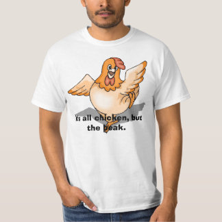 Camiseta galinha, é toda a galinha, mas o bico