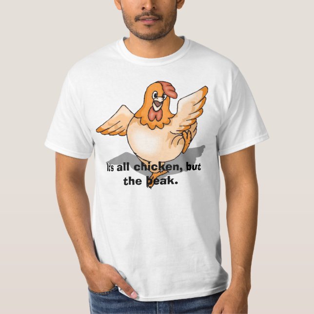 Camiseta galinha, é toda a galinha, mas o bico (Frente)