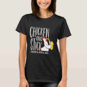 Camiseta Galinha Em Um Pau