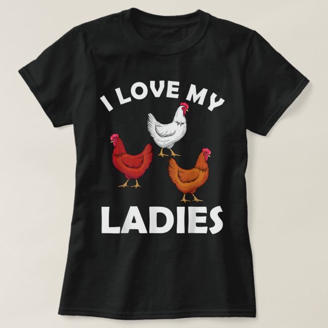 Camiseta Galinha Engraçada Para Homens Mulheres Chicken Chi (Frente do Design)