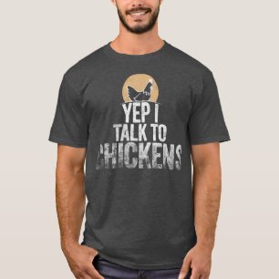 Camiseta Galinha Engraçada Para Homens Mulheres Loucas Farm