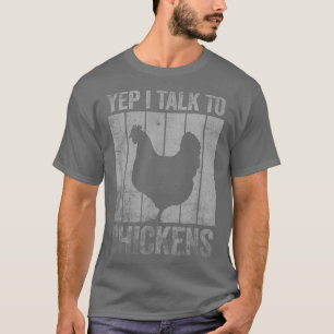 Camiseta Galinha Engraçada Para Homens Mulheres Loucas Farm