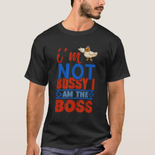 Camiseta Galinha, eu não sou o chefe.