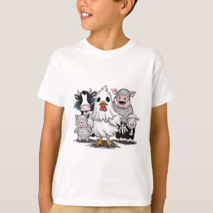 Camiseta Galinha Fantasma do Halloween #13 Arte Digital