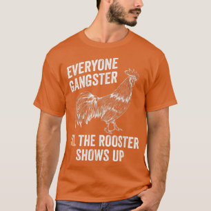 Camiseta Galinha Farmadora Galinha Galinha Rooster Hen Engr