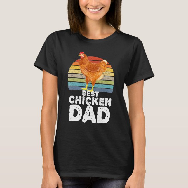 Camiseta Galinha Farmer do Melhor Pai de Frango (Frente)