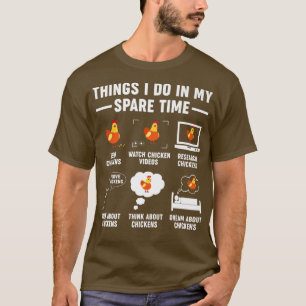 Camiseta Galinha Farmer Fresco Engraçado