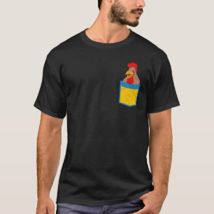 Camiseta Galinha-Fazenda-de-galinhas-de-galinha-de-bolso 1