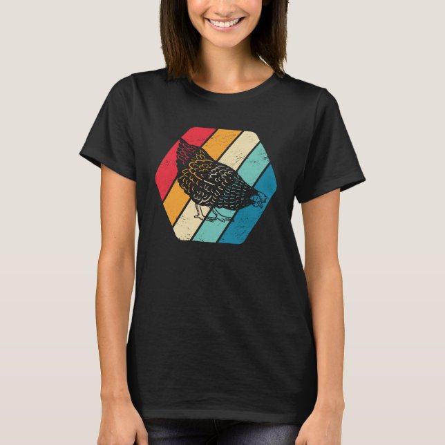 Camiseta Galinha-Fazenda Retro (Frente)