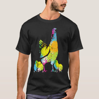 Camiseta Galinha Frangos Avicultura Agricultor Estilo Vinta