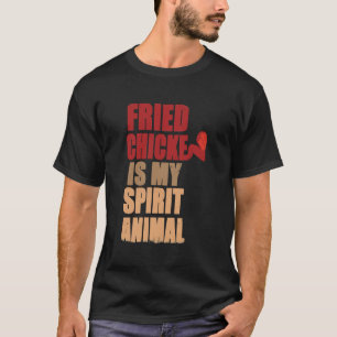 Camiseta Galinha frita é o meu Animal Espírito