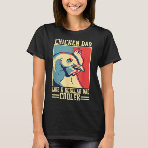 Camiseta Galinha Galinha Café da Manhã Cota Farmer Rooster