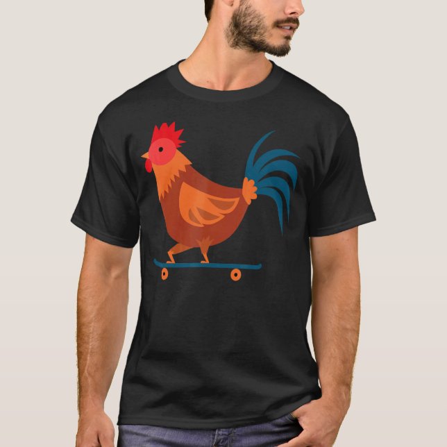 Camiseta Galinha-galinha-Fazenda-de-galinha-de-galinha-de-g (Frente)