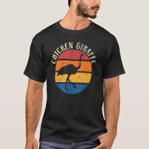 Camiseta Galinha Girafa Ostrich Animal Voe Pássaro