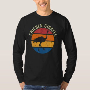 Camiseta Galinha Girafa Ostrich Animal Voe Pássaro