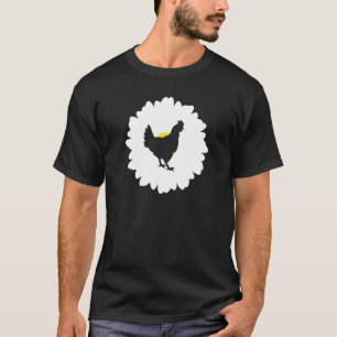 Camiseta Galinha Legal Daisy Flor de Primavera Floral Verão