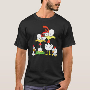Camiseta Galinha Louca Da Família De Frango Com Whisperer F