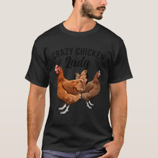 Camiseta Galinha Louca Senhora Chicken Proprietária Chicken