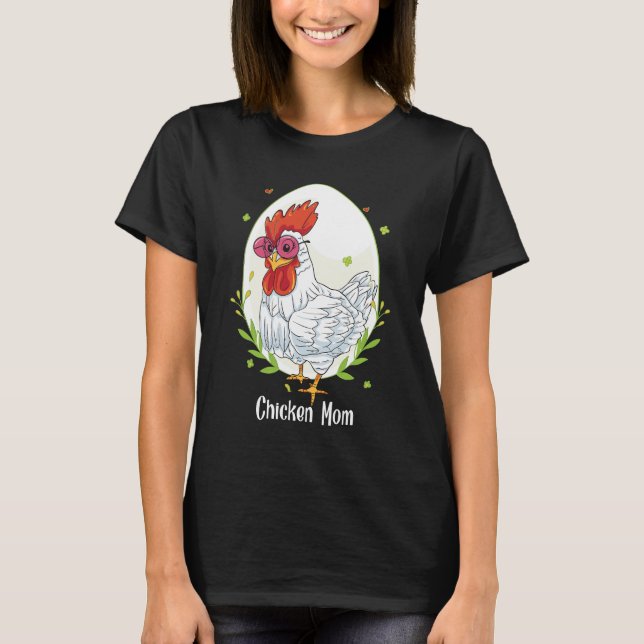 Camiseta Galinha Mãe Farmadora De Aves De Capoeira (Frente)