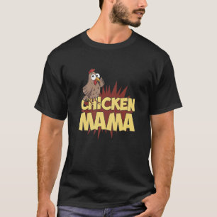 Camiseta Galinha Mama Bonita Pet Dia de as mães Galinha