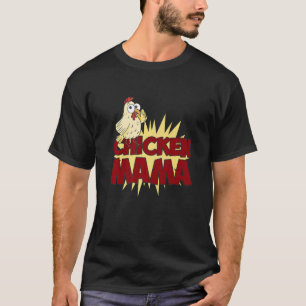 Camiseta Galinha Mama Bonita Pet Dia de as mães Galinha