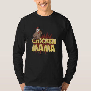 Camiseta Galinha Mama Bonita Pet Dia de as mães Galinha