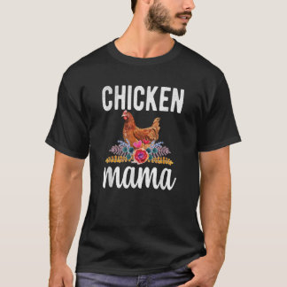 Camiseta Galinha Mama Galinha Fazendeiro Orgulhoso Galinha