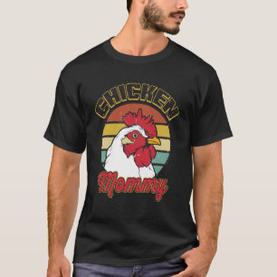 Camiseta Galinha Mamãe Retro Estilo de Vintage