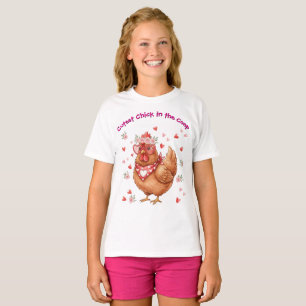 Camiseta Galinha Marrom Mais Fofa do Galinheiro