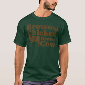Camiseta Galinha Marrom Vaca Marrom Música dos Anos 70 Arco