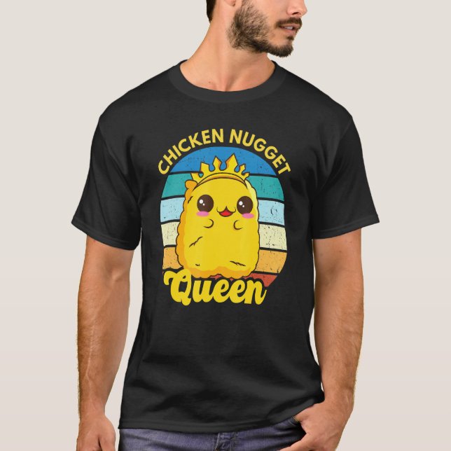 Camiseta Galinha Nugget Rainha Nug Vida Engraçada Galinha N (Frente)