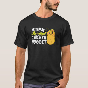 Camiseta Galinha Nugget Rapariga Rainha Vegan Nuggs Fries