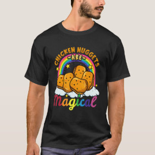 Camiseta Galinha Nuggets Comida Comida Rápida Amor Engraçad