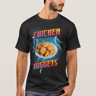 Camiseta Galinha Nuggets Engraçados Metal Pesado, Rap Bootl