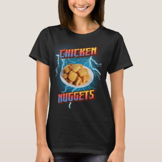 Camiseta Galinha Nuggets Engraçados Metal Pesado, Rap Bootl