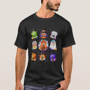 Camiseta Galinha Nuggets Pumpkin Halloween 90 s Vintage T S