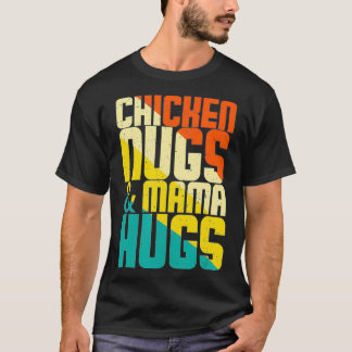 Camiseta Galinha Nugs E Mamãe Hugs Nugget Crianças Sobrenat
