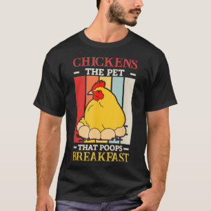 Camiseta Galinha O Pet Que Popa A Fazenda De Frango Do Café