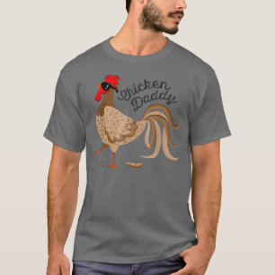 Camiseta Galinha Pai Galinha Pai Engraçado Galo Engraçado