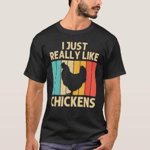 Camiseta Galinha Para Homens Fazenda De Frango Para Fábrica