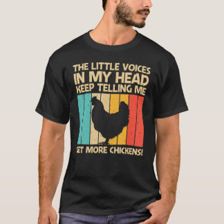 Camiseta Galinha Para Homens Fazendas De Frango Farmante He